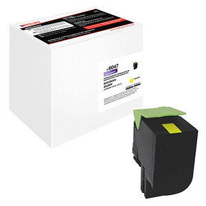 4057305047502 - Toner ersetzt Lexmark 80C2HY0   802HY Kompatibel Gelb 3000 Seiten EDD-6047 18-6047