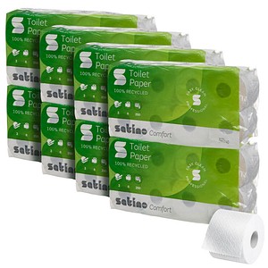 4000735089130 - Toilettenpapier Satino Comfort 060748 2-lagig hochweiß 250 Blatt Rolle 4000735089130 64 Rolle 4000735089130 - Toilettenpapier Satino Comfort 060748 2-lagig hochweiß 250 Blatt Rolle 4000735089130 64 Rolle