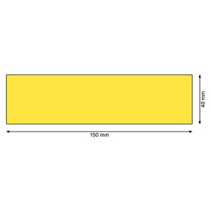 4052301042827 - 100 Magnetschilder gelb 40 x 150 cm 4052301042827 - 100 Magnetschilder gelb 40 x 150 cm