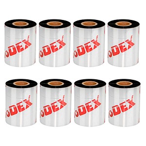 GoDEX GRS 945 schwarz Thermotransferbänder für Etikettendrucker, 8 Rollen