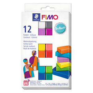 STAEDTLER Modelliermasse FIMO® soft Brilliant mehrfarbig