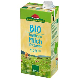 Schwarzwaldmilch H-Weide 1,5% Bio-Milch 12x 1,0 l
