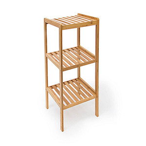 4052025134969 - Relaxdays - Badregal Bambus mit 3 Ablagen hbt 79 x 33 x 33 cm Schickes Standregal aus natürlichem Holz Bambusregal als Küchenregal oder Holzregal 4052025134969 - Relaxdays - Badregal Bambus mit 3 Ablagen hbt 79 x 33 x 33 cm Schickes Standregal aus natürlichem Holz Bambusregal als Küchenregal oder Holzregal