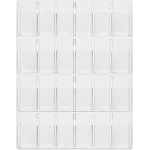 4012086013269 - Wanddisplay m24Fächer 1 3 A4 glasklar 762x51x1042 Acryl 4012086013269 Helit 4012086013269 - Wanddisplay m24Fächer 1 3 A4 glasklar 762x51x1042 Acryl 4012086013269 Helit