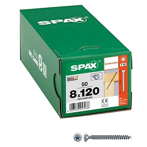 4003530257278 - Holzbauschrauben T40 Senkkopf WIROX 1201010801205 8 mm x 120 mm 4003530257278 50 Stück 4003530257278 - Holzbauschrauben T40 Senkkopf WIROX 1201010801205 8 mm x 120 mm 4003530257278 50 Stück