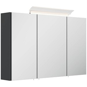 4251982674406 - Spiegelschrank 120cm inkl Design LED-Lampe und Glasböden weiss hochglanz 4251982674406 - Spiegelschrank 120cm inkl Design LED-Lampe und Glasböden weiss hochglanz