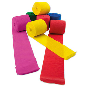 4005063105002 - Krepppapier Dekobänder farbsortiert 38 g qm 4005063105002 794070000 10 Rolle 4005063105002 - Krepppapier Dekobänder farbsortiert 38 g qm 4005063105002 794070000 10 Rolle