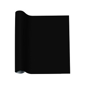 plottiX PremiumFlock Aufbügelfolie schwarz Flock-Folie 32,0 x 50,0 cm, 1  Rolle