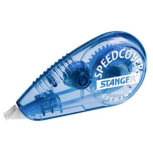 4011886014094 - Korrekturroller 18000101099 Speed Cover blau transparent 5mm x 12m Einweg 4011886014094 STANGER