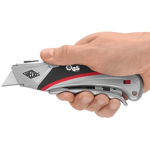 4003801866086 - WEDO Safety-Cutter mit Zangengriff Trapezklinge vollautomatischer Klingenrückzug federbelastete Trapez - 1 Stück (78835) 4003801866086 - WEDO Safety-Cutter mit Zangengriff Trapezklinge vollautomatischer Klingenrückzug federbelastete Trapez - 1 Stück (78835)