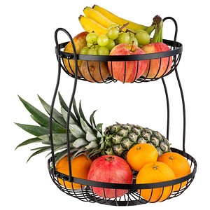 4004094680267 - Obstschale Doppio schwarz 4004094680267 - Obstschale Doppio schwarz