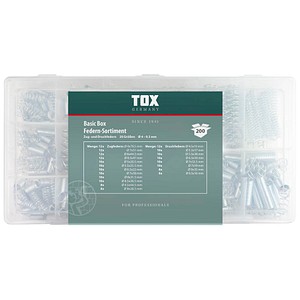 4049563050752 - Basic Box Federn - Sortiment 200 tlg - TOX 4049563050752 - Basic Box Federn - Sortiment 200 tlg - TOX