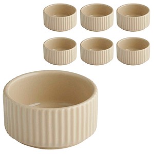 APS Schalen THE GRID beige Ø 7,5 cm, 6 St.