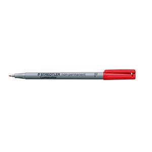 STAEDTLER Lumocolor Folienstift rot 0,6 mm non-permanent