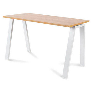 8427951003157 -  BLANCA BLANCA höhenverstellbarer Schreibtisch eicheweiß rechteckig 4-Fuß-Gestell weiß 1200 x 600 cm 8427951003157 rocada