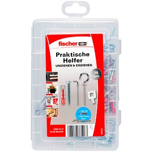 4048962335163 - fischer Praktische Helfer-Umzug DuoPower 547212 Dübel- und Schrauben-Sortiment Ø 35 45 5 6 mm 25 30 39 47 56 63 mm 76 Stück