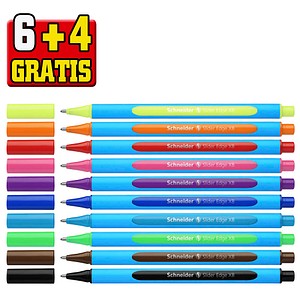 4004675186867 - 6 + 4 GRATIS Kugelschreiber Slider Edge farbsortiert Schreibfarbe farbsortiert + GRATIS 4004675186867 6 Stück 4004675186867 - 6 + 4 GRATIS Kugelschreiber Slider Edge farbsortiert Schreibfarbe farbsortiert + GRATIS 4004675186867 6 Stück