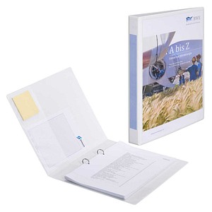 3130630549406 - Präsentationsringbuch Kreacover 54940E A4+ 2 Ringe 16mm Ring-Ø PP 2 Außentaschen 2 Innentaschen weiß 3130630549406 Exacompta