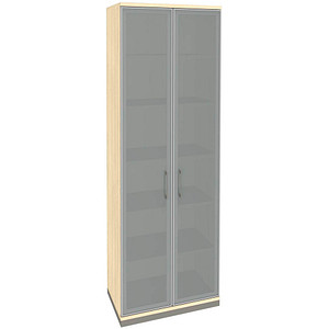 4260429768080 - fm Aktenschrank Oldenburg 4260429768080 königsahorn Acrylglas satiniert 5 Fachböden 800 x 442 x 2221 cm