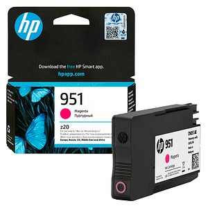 HP Druckerpatrone 951 CN051AE (951), magenta, ca. 700 Seiten 0199764139870 HP