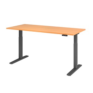 4032062185674 - Sitz-Steh-Schreibtisch VXMKA19 6 G elektrisch höhenverstellbar 70-120cm (H) 180x80cm (BxT) rechteckig buche graphit 403206 4032062185674 - Sitz-Steh-Schreibtisch VXMKA19 6 G elektrisch höhenverstellbar 70-120cm (H) 180x80cm (BxT) rechteckig buche graphit 403206