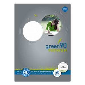 Staufen® Hausaufgabenheft green Lineatur SL liniert DIN A5 ohne Rand, 48 Blatt