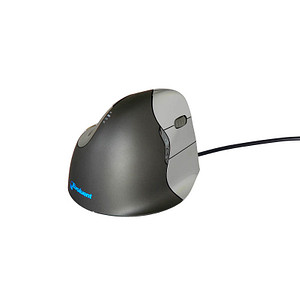 8717399994002 - BakkerElkhuizen Evoluent 4 Ergonomische Maus USB Optisch Schwarz Silber 6 Tasten 800 dpi 1300 dpi 1800 dpi 2600 dpi Ergonomisch 8717399994002 - BakkerElkhuizen Evoluent 4 Ergonomische Maus USB Optisch Schwarz Silber 6 Tasten 800 dpi 1300 dpi 1800 dpi 2600 dpi Ergonomisch