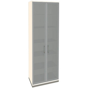 4260672331895 - fm Aktenschrank Oldenburg 4260672331895 weiß Acrylglas satiniert 5 Fachböden 800 x 442 x 2221 cm