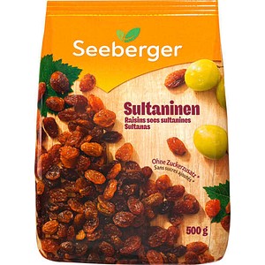 SEEBERGER Sultaninen Trockenfrüchte 500,0 g, 1 St.