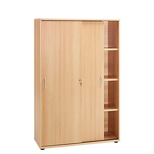 4260637310200 - Schiebetürenschrank Work 701346 samerberg-buche 3 Fachböden 1000 x 395 x 1530 cm 4260637310200 - Schiebetürenschrank Work 701346 samerberg-buche 3 Fachböden 1000 x 395 x 1530 cm