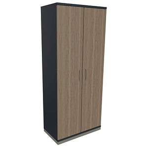 4260429764860 - fm Aktenschrank Sidney 4260429764860 lavagrau eiche 4 Fachböden 800 x 442 x 1869 cm