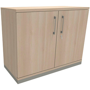 4260429766871 - eurokraft pro P12 - Querrollladenschrank 1 Fachboden 2 Ordnerhöhen HxBxT 781 x 1200 x 442 mm