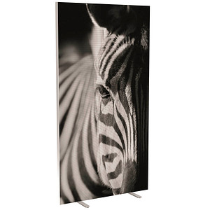 PAPERFLOW Trennwand easyScreen Black & White, 61259 bunt 94,0 x 173,4 cm, 1 St.