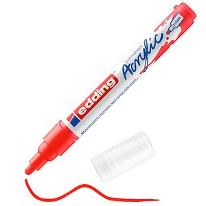 4057305026804 - Acrylmarker 5100 verkehrsrot 2-3mm Rundspitze 4057305026804 Edding