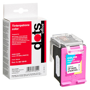 4250073738942 - color Druckerpatrone kompatibel zu HP 302XL (F6U67AE) 4250073738942 Dots 4250073738942 - color Druckerpatrone kompatibel zu HP 302XL (F6U67AE) 4250073738942 Dots