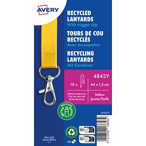 5014702138584 - AVZ 4842Y - Lanyard 440x15 mm gelb 10 Stück