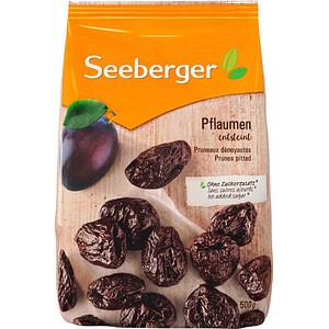 SEEBERGER Pflaumen entsteint Trockenfrüchte 500,0 g, 1 St.