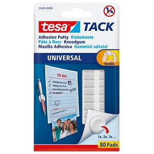 tesa TACK UNIVERSAL Klebeknete 1,0 x 0,8 cm, 80 St.