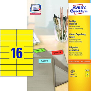 100 Blatt 1600 St Universal Etiketten 105 x 37,1 mm DIN A4 Laser Copy Inkjet 100 Blatt 1600 St Universal Etiketten 105 x 37,1 mm DIN A4 Laser Copy Inkjet