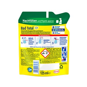 4015200032856 - Bad Total MIX & CLEAN Konzentrat Badreiniger 1250 ml 4015200032856 125 Milliliter