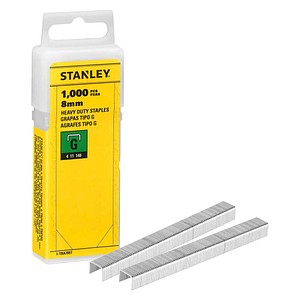 Klammern typ g 4 11 140 8 mm 1000 Stück - Stanley