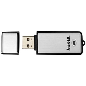 4047443117908 - USB-Stick Fancy USB 20 silber schwarz 32 GB 4047443117908 Hama