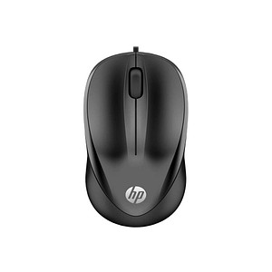 HP 1000 Maus kabelgebunden schwarz