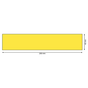 4052301042841 - 100 Magnetschilder gelb 40 x 200 cm 4052301042841 - 100 Magnetschilder gelb 40 x 200 cm