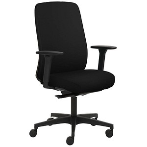 4032376472583 - Bürostuhl  schwarz   schwarz mit Armlehnen bis 110kg 4032376472583 Mayer