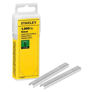 Klammern typ g 4 11 140 6 mm 1000 Stück - Stanley