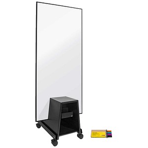 4004360767852 - SIGEL Whiteboard-Set mit Ständer Single-use Meet up 900 x 1800 cm weiß schwarz Aluminium