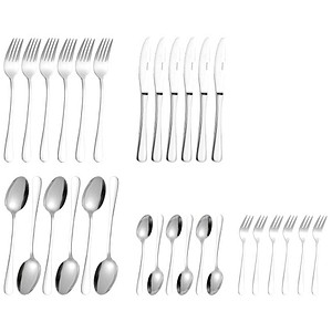 4007796031511 - ESMEYER SYLVIA 30-tlg Besteckset für 6 Pers Menümesser 20 mm Klingenstahl Löffel Gabel 22 mm Kaffee- Kuchengabeln