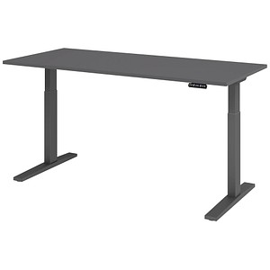4032062322710 - Schreibtisch VXMKA19 G G elektrisch höhenverstellbar 180x80cm (BxT) rechteckig graphit   graphit 4032062322710 Hammerbacher
