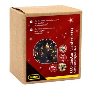 4064997318988 - 1152er LED Lichterkette schwarz 280 m